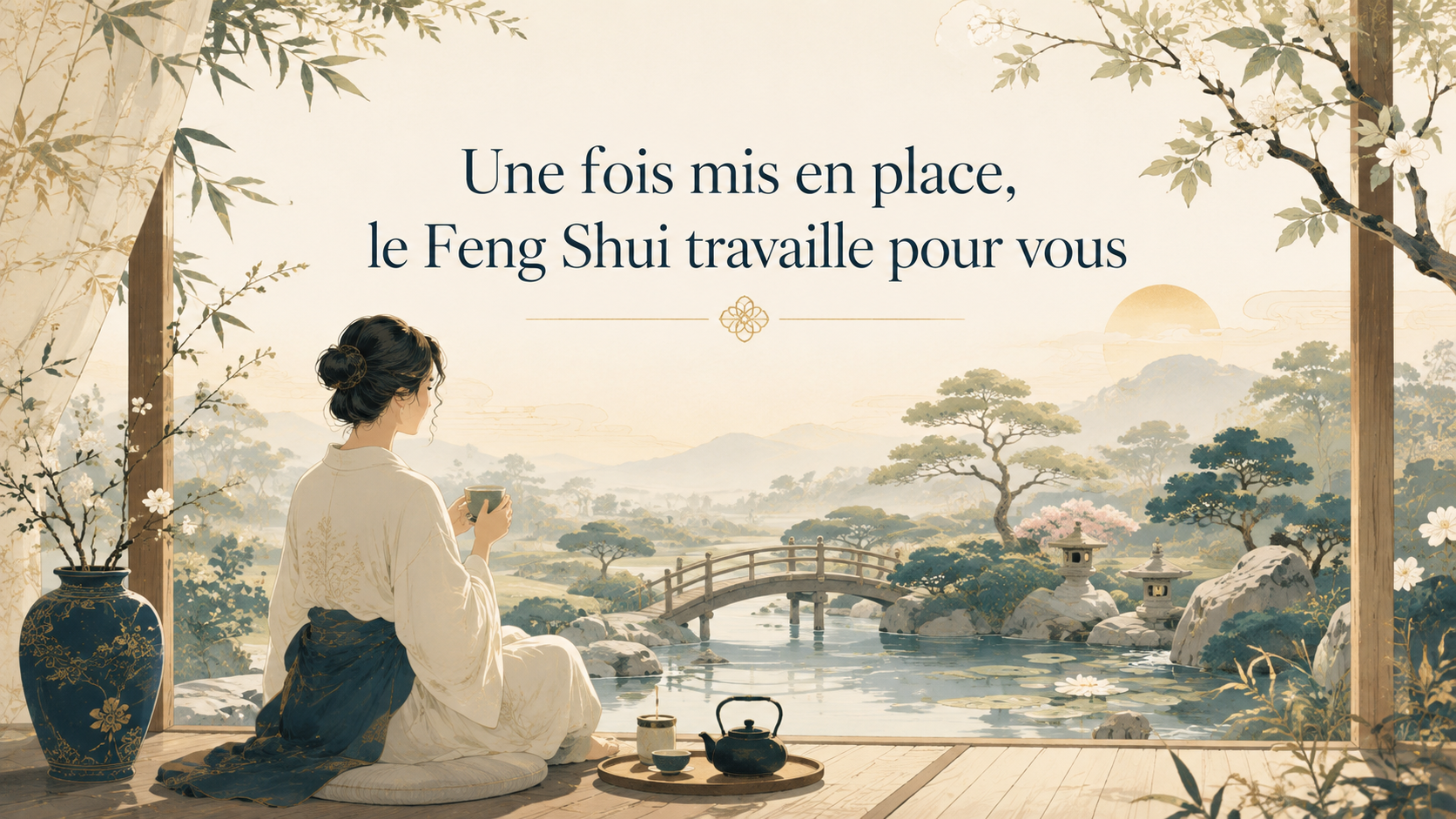 Une fois mis en place, le Feng Shui continue de vous soutenir