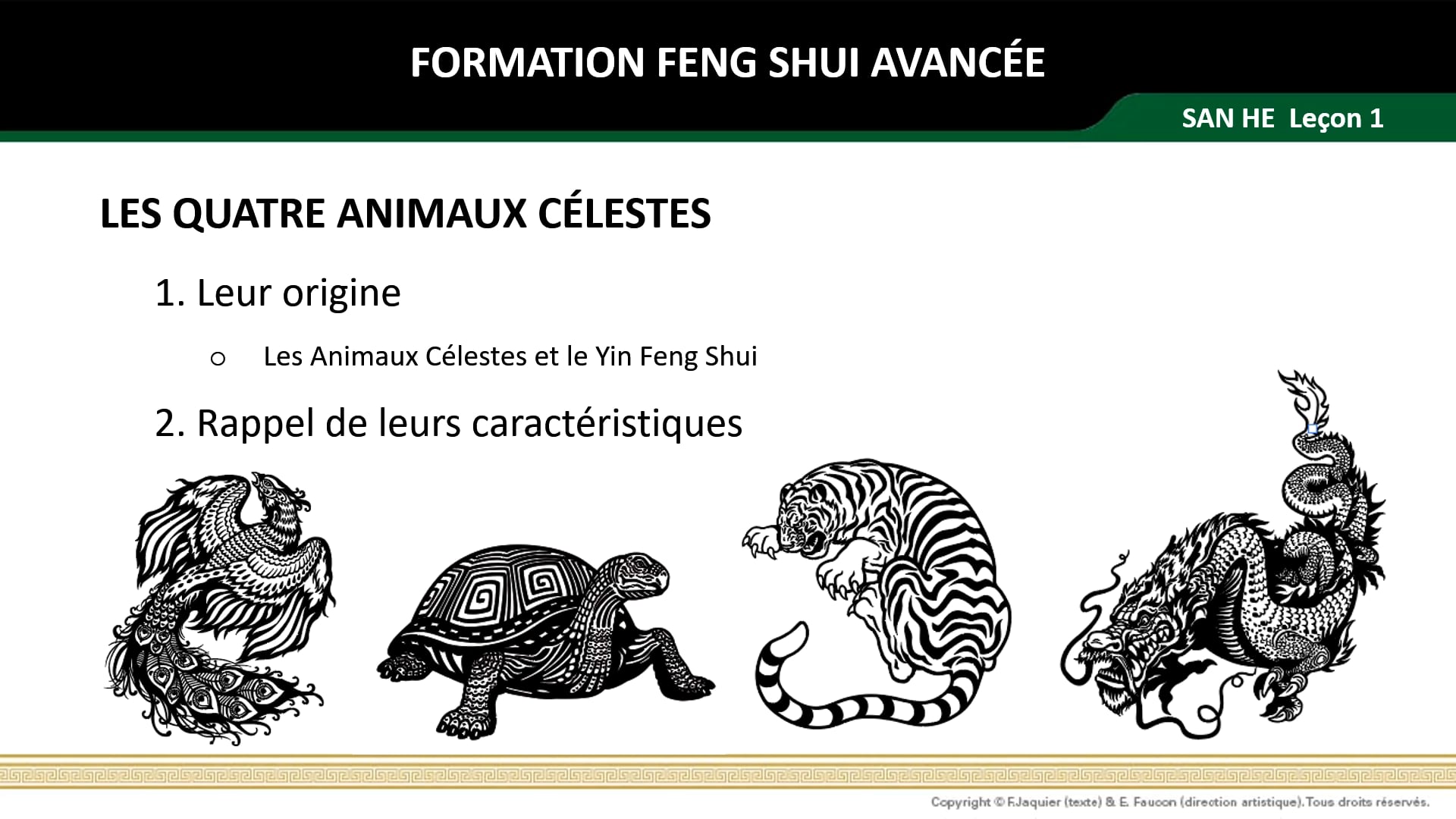 Les quatre animaux célestes